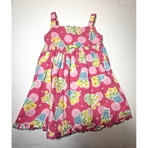 Girls Infant 18 Month Pink Flower Sundress Goodlad Easter Dress